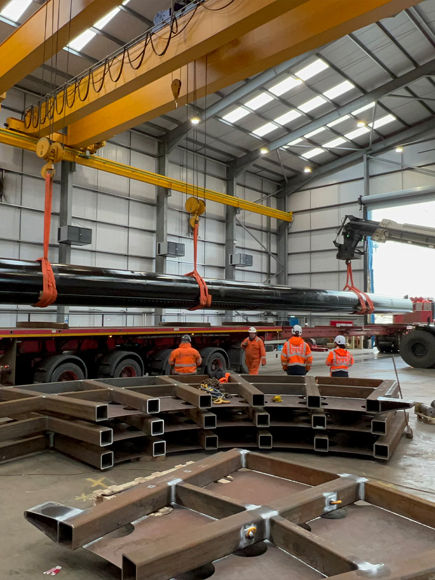 Successful fabrication of 30-metre spud can and extensions