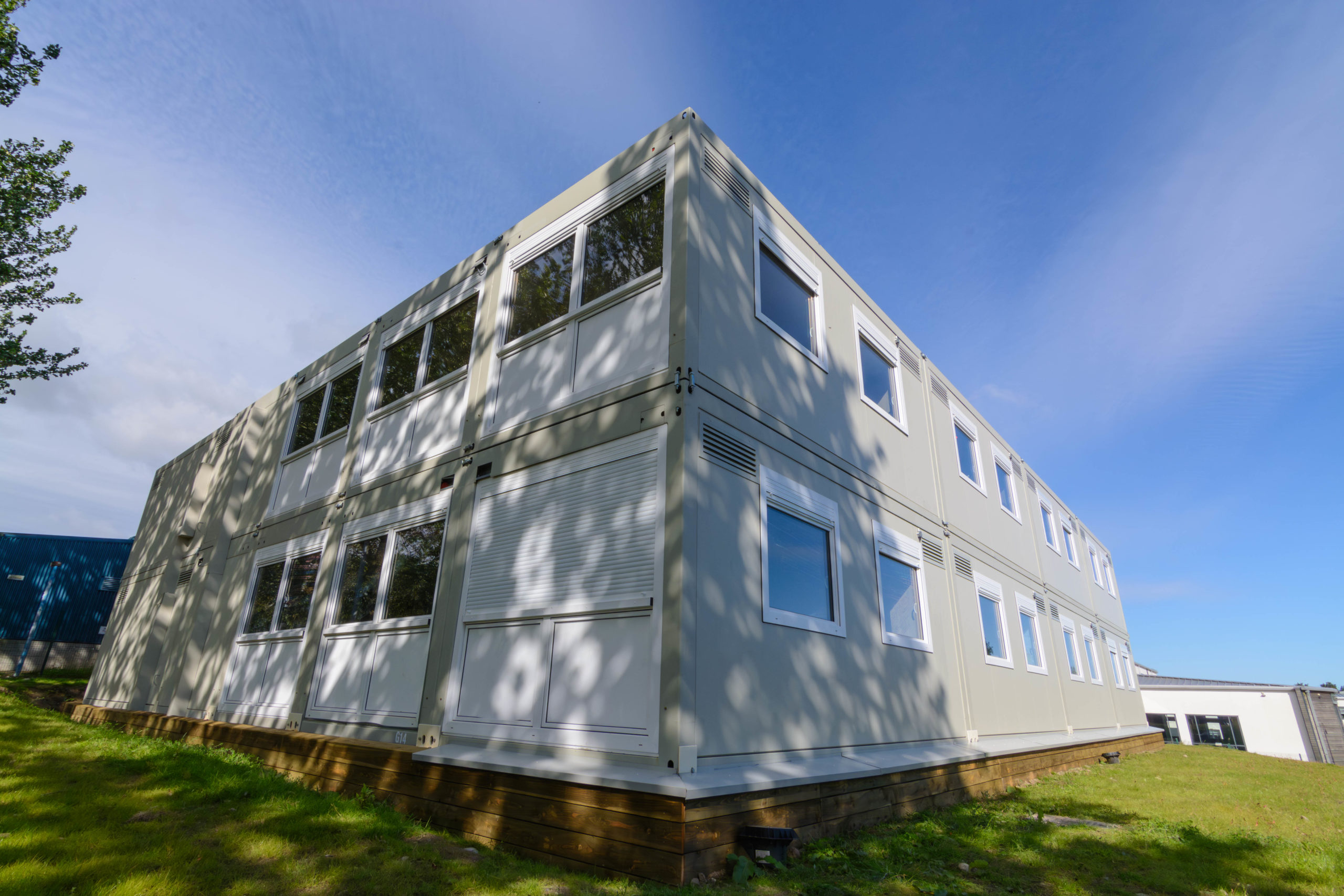 Six modular classrooms Install for Castleview Primary School