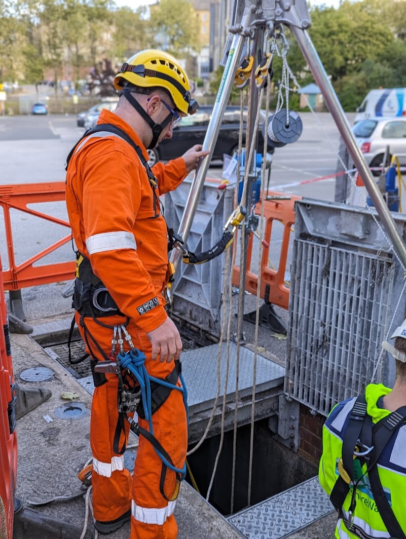 High-risk confined space project for leading utility company