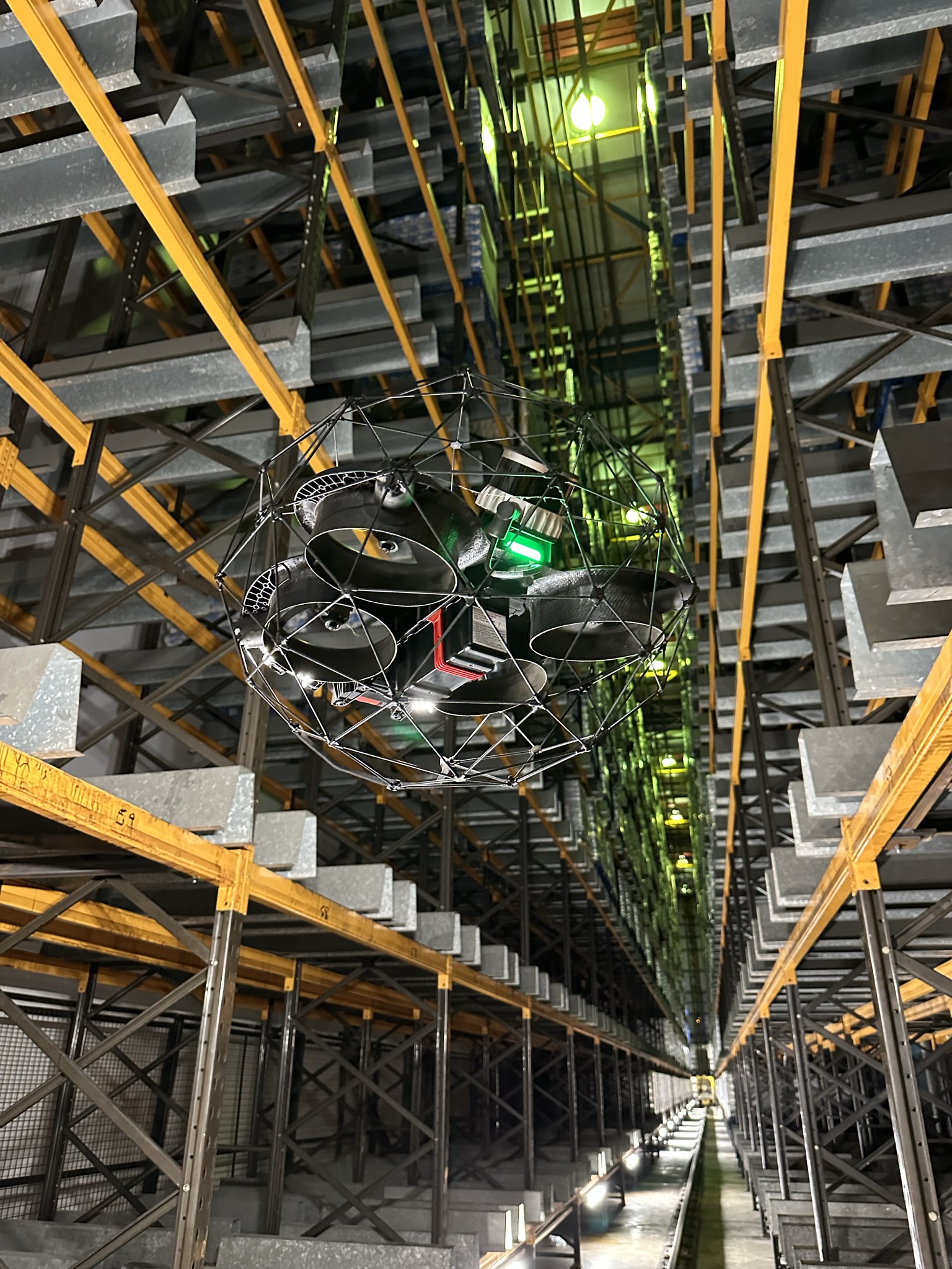 UAS Racking Inspection – Internal Drone Inspection Using the Elios 3