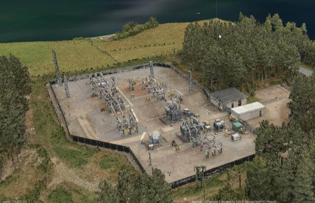 3d capture & inspection of kintore substation development